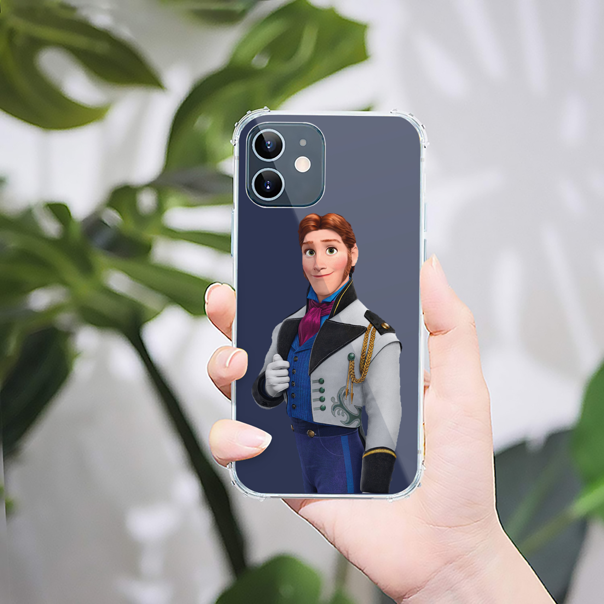 （画像用） アナと雪の女王 アンナ エルサ Frozen Anna Elsa 【iPhone 12シリーズ対応】透明スマホケース（クリアソフトケース）